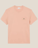 Lacoste Cotton T-shirt with Breast Pocket