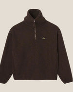 Lacoste High Zipped Neck Polar Fleece Sweatshirt