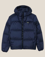 Lacoste Short Water-Repellent Hooded Puffed Jacket
