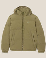 Lacoste Water-Repellent Hooded Down Jacket