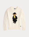 L.R Polo Bear Cotton Crewneck Sweater