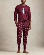 L.R Polo Bear Jersey Pajama Set