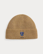 L.R Polo Bear Rib-Knit Beanie