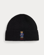 L.R Polo Bear Rib-Knit Beanie