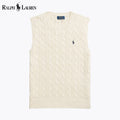 L.R Cable-Knit Cotton Sweater Vest