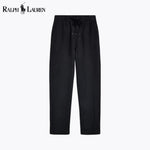 L.R Lateef Relaxed Fit Pleated Linen Pant