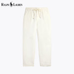 L.R Lateef Relaxed Fit Pleated Linen Pant