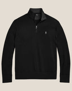 Ralph Lauren Luxury Jersey Quarter-Zip Pullover