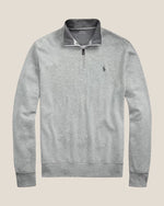 Ralph Lauren Luxury Jersey Quarter-Zip Pullover