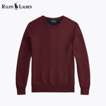L.R Mesh-Knit Cotton Crewneck Sweater