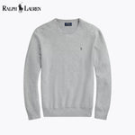L.R Mesh-Knit Cotton Crewneck Sweater