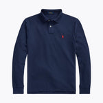 L.R Mesh Long-Sleeve Polo Shirt