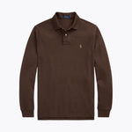L.R Mesh Long-Sleeve Polo Shirt