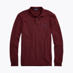 L.R Mesh Long-Sleeve Polo Shirt