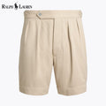 L.R Relaxed Fit Pleated Twill Short