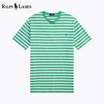 L.R Striped Jersey Crewneck T-Shirt