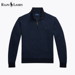 L.R Washable Wool Quarter-Zip Sweater