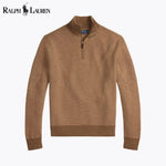 L.R Washable Wool Quarter-Zip Sweater