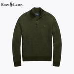L.R Washable Wool Quarter-Zip Sweater